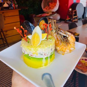 Causa Rellena de Mariscos