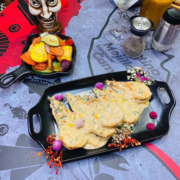 Langostinos en Salsa Cevichada