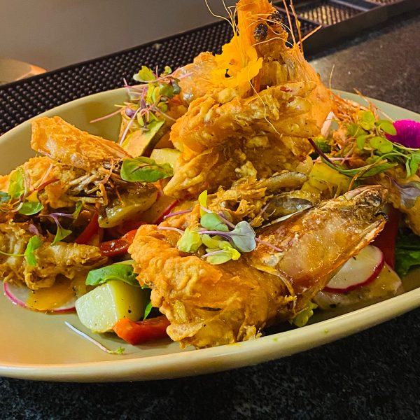 Langostinos Tempura
