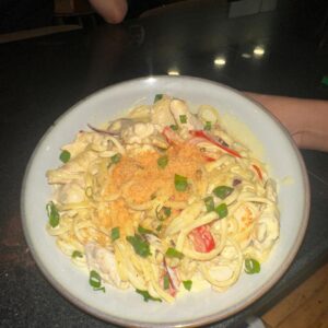 Caribbean Pasta de Pollo en Crema Caribeña