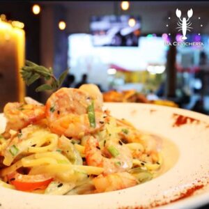Caribbean Pasta de Camarones